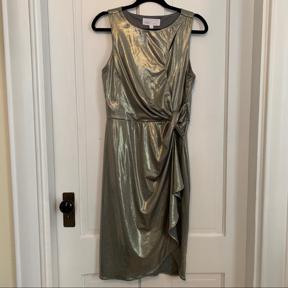 Superfoxx metallic dress size medium GUC